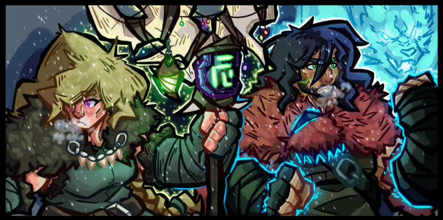 Lydia and Garruk Banner